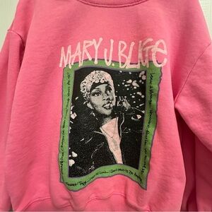 Girls Size 7 Mary J Blige Pink Sweatshirt